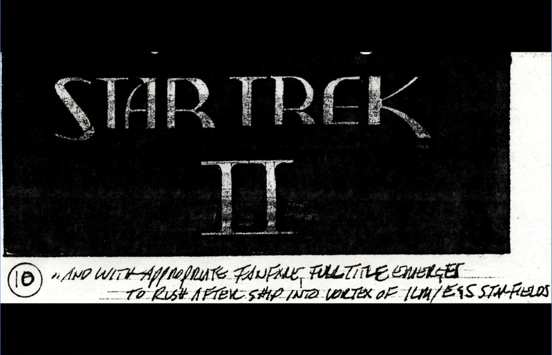 Illustration for article titled Original Star Trek II: Wrath Of Khan VFX Storyboards Are A Visual Feast